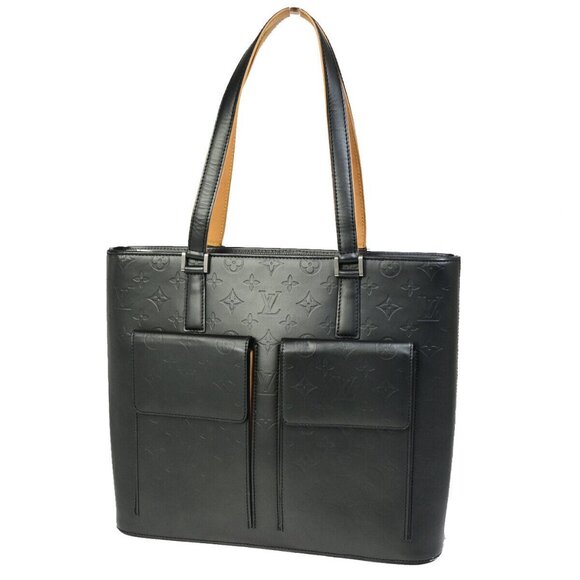 LOUIS VUITTON Wilwood Shoulder Bag Monogram mat Leather Noir - Picture 1 of 16